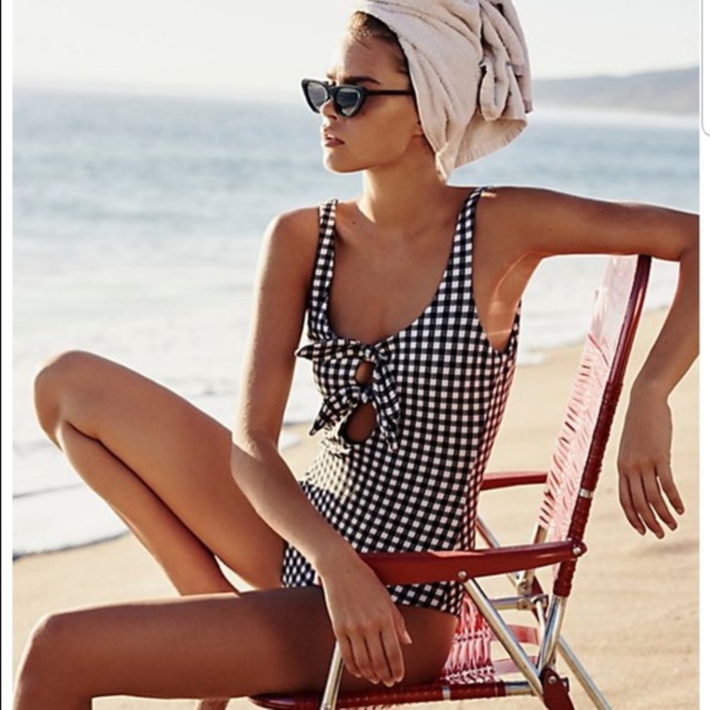 Mara Hoffman Gingham Maven Swimsuit